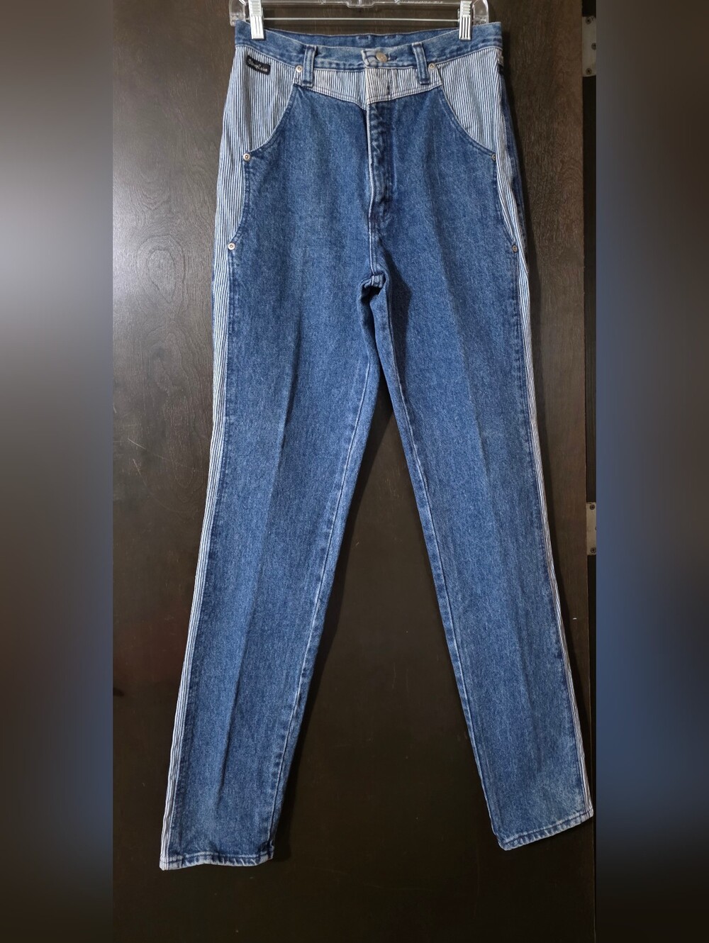 Vintage Wrangler SilverLake Women's Jeans Railroad Stripe  Size W-27 L-36